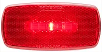 OPTRONICS MCL0032RBS 1Led M/C Lt;Ovl;Blk;Red