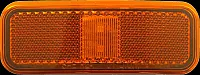 OPTRONICS MCL40ABBP 2Led Ylw Marker Light W/Reflex Lens