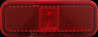 OPTRONICS MCL40RBBP 2Led Red Marker Light W/Reflex Lens