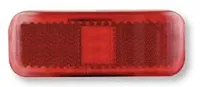 OPTRONICS MCL40RS Led M/C;Rect;2 Wire;Red
