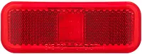 OPTRONICS MCL44RB1 Led Mark Light;Rect;1 Wire;Red