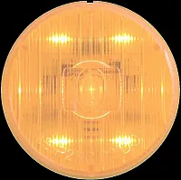 OPTRONICS MCL54ACB Led Mark Light;2';Pc;Amber;Clear