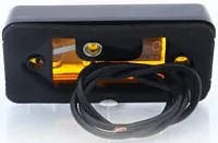 OPTRONICS MCL96AB Led Mark Light Mini Black;Amber