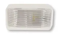 OPTRONICS RVPL1CP Porch Light Square;No Switch;Clear;