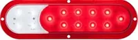 OPTRONICS STL68RBP Led Stt; Bu; Flng Mnt;Red;Res; Poly