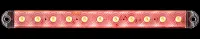 OPTRONICS STL69RCB Led S/T/T Light;Ultra Thin;Clearlen