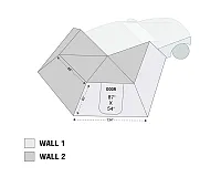 OVERLAND VCL 18239909 Nomadic 270 Lt Awning Wall 2 Passen