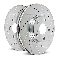 POWERSTOP AR82209XPR Drilledslotted Rotor Pair