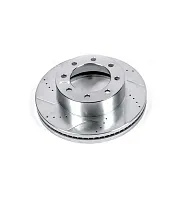POWERSTOP AR85153XL Drilledslotted Rotor Pair