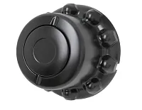 PHOENIX USA QH2001BR Black Hub Cover Pts Hub Cover Abs R