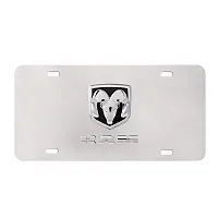 PILOT/BULLY LP031B Lic Plate 3D Chr Dg Lrg