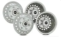 PACIFIC DUAL 441608A 16&#039; 6 Lug Snap On Design Whl Smltr