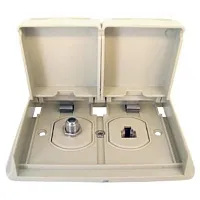 PRIME PRODCT 086305 Tv/Phone Receptacle Wth.