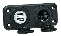 PRIME PRODCT 086410 12V Receptacle - Dual Usb