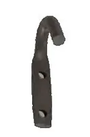 PACIFIC CARG RH038B 3/8&#039;Bolt-On J Rope Hook-P