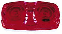 PETERSON MFG V138R Oval Clearance Light Red