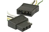 POLLAK 12403 4-Way Flat-Style Connecto