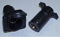 POLLAK 12705E 7-Way Rv Plastic Connector Kit ( 12