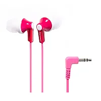 Panasonic Rp-Hje120-P Ergofit Wired In-Ear Earbud Headphones With Right-Angle 3.