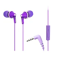 Panasonic Rp-Tcm125-V Ergofit Wired In-Ear Earbud Headphones With In-Line Mic/Ca