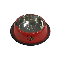 Pet Goods Manufacturing Louisville Cardinals Stainless Steel Pet Bowl