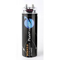 Planet 2.0 Farad Capacitor Digital Volt Meter Black
