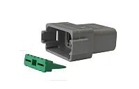 PACER TDT0412P5 Deutsch 12-Pos Dt Recp. & Wedge Lo
