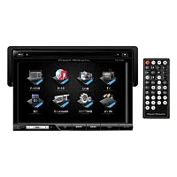 Power Acoustik Oversized 7&quot; Detach Touch Screen Receiver Tft/Lcd
