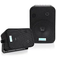 Speakers 6.5&quot; Black Outdoor Pyle Pro; Pair