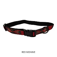 Pet Edge Jacquard Stitched Nylon Collars - Red Mohave