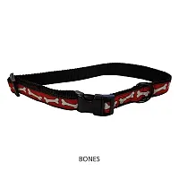 Pet Edge Nylon Ribbon Collars - Bones