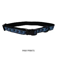Pet Edge Nylon Ribbon Collars - Paw Prints