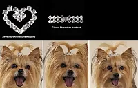 Pet Edge Rhinestone Grooming Accents - Classic Rhinestone Barrette