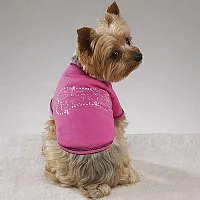 Pet Edge Bling Bling Tees - Pink - XS