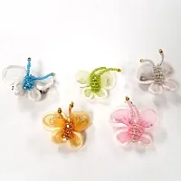 Pet Edge Springtime Bow Barrette Butterfly (5 assorted color set)
