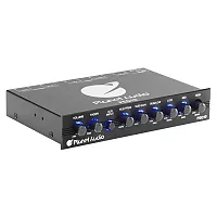 Planet 4 Band Equalizer Aux Input Master Volume Control Half Din