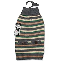 Pet Edge Zack & Zoey Elements Derby Stripe Sweater - Medium