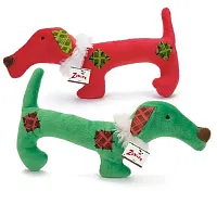 Pet Edge Zanies Plaid Patch Pup - Green