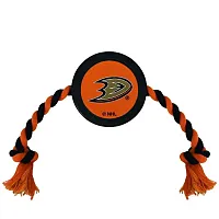 Pets First Anaheim Ducks Pet Hockey Puck Rope Toy