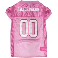 Pets First Arkansas Razorbacks Pink Pet Jersey - Medium