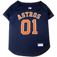 Pets First Houston Astros Pet Jersey - Large