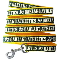 Pets First Oakland A&#039;s Pet Leash by Pets First - Large
