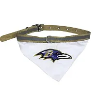 Pets First Baltimore Ravens Pet Collar Bandana - Large