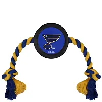 Pets First St. Louis Blues Pet Hockey Puck Rope Toy