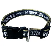 Pets First Milwaukee Brewers Pet Collar by Pets First - Small