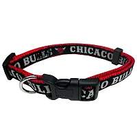 Pets First Chicago Bulls Pet Collar by Pets First - Large
