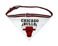 Pets First Chicago Bulls Dog Collar Bandana - Large