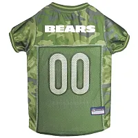 Pets First Chicago Bears Pet Camo Jersey - Medium