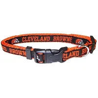 Pets First Cleveland Browns Pet Collar by Pets First - Small