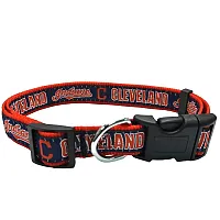Pets First Cleveland Indians Pet Collar by Pets First - Medium